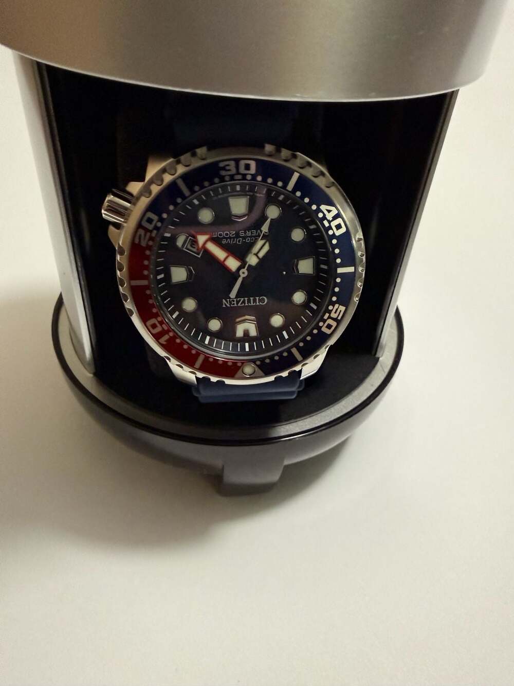 Citizen Promaster Dive BN0168-06L Pepsi Eco-Drive Watch